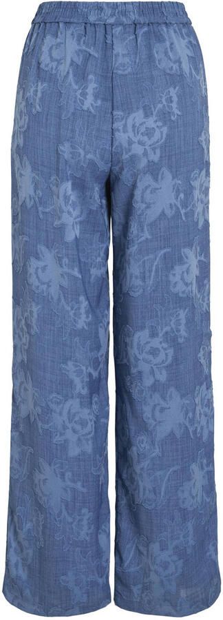 VILA regular high waist casual broek blauw - Foto 2