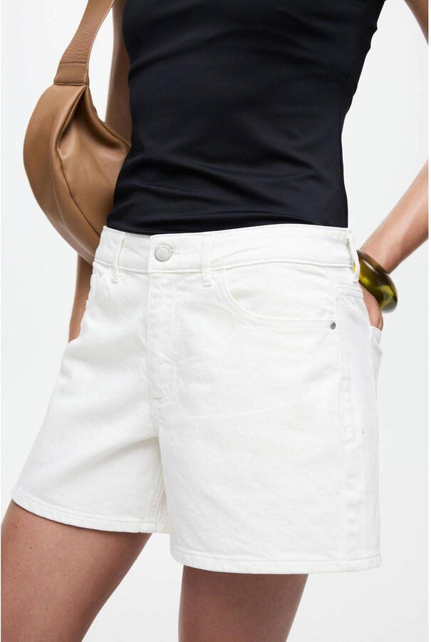 VILA regular waist denim short