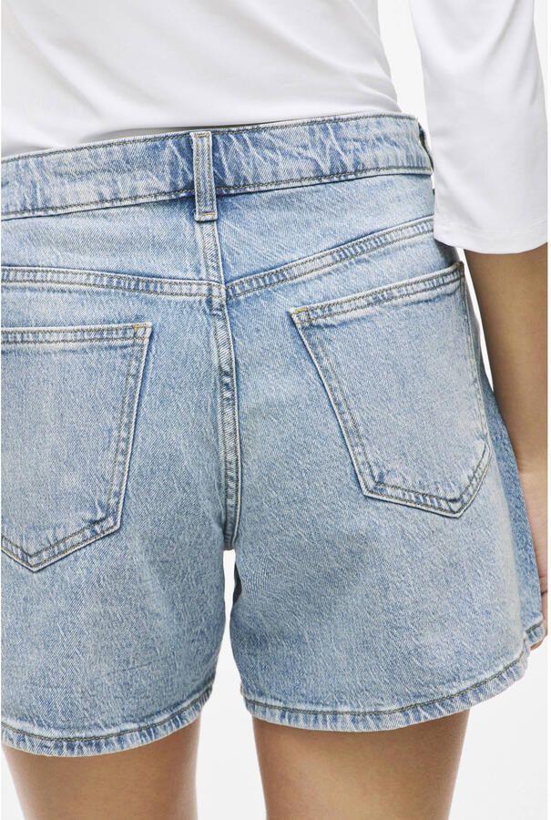 VILA regular waist denim short - Foto 3