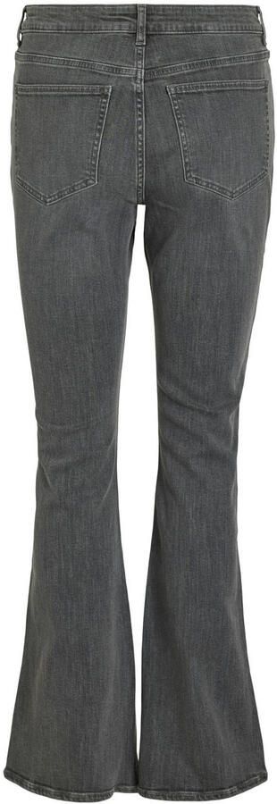 VILA regular waist flared jeans grey denim