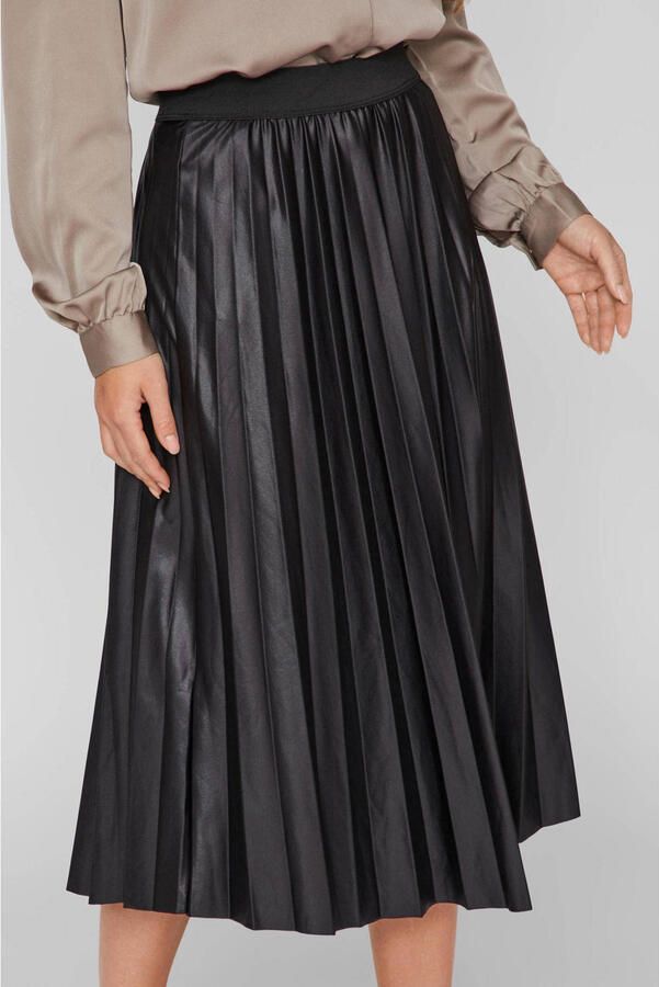 Vila Plooienrok in metallic look model 'Nitban' - Foto 3