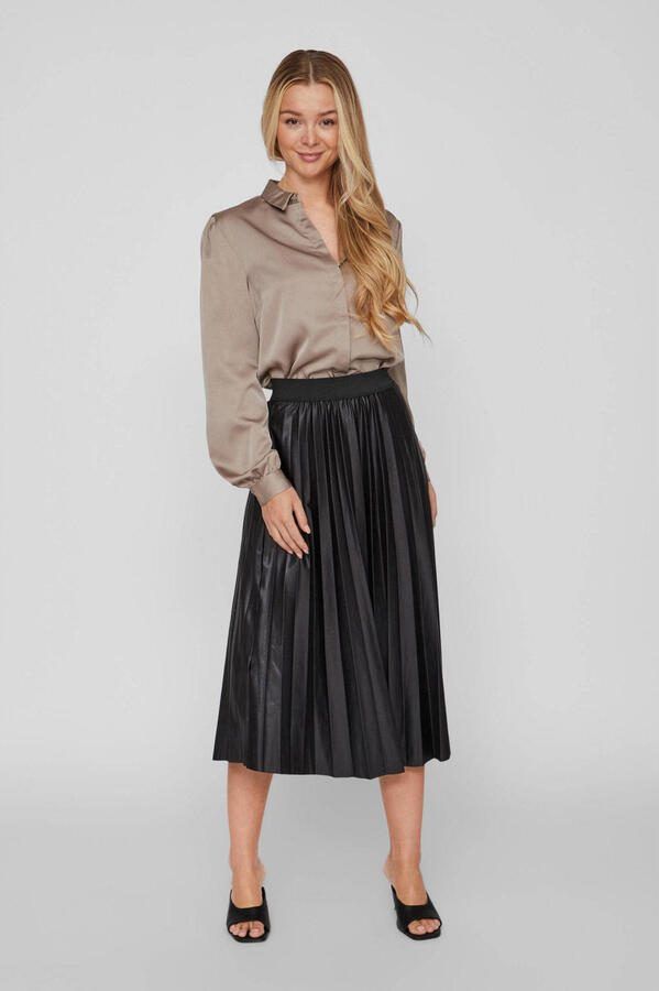 Vila Plooienrok in metallic look model 'Nitban' - Foto 2