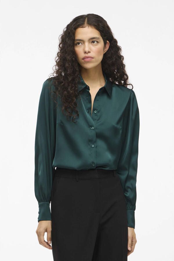 Vila Blouse met lange mouwen VIENNA RAVENNA L S BALLOON SHIRT NOOS - Foto 2