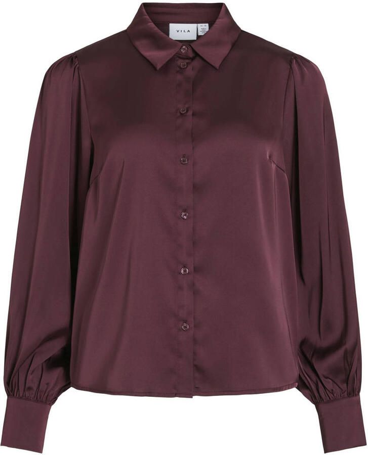 Vila Blouse met lange mouwen VIENNA RAVENNA L S BALLOON SHIRT NOOS