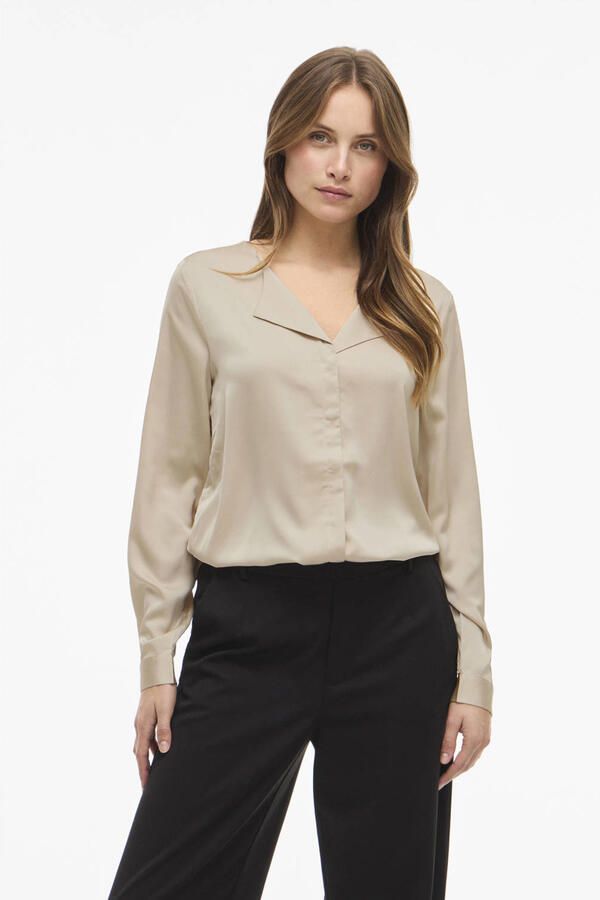 VILA satijnen blouse