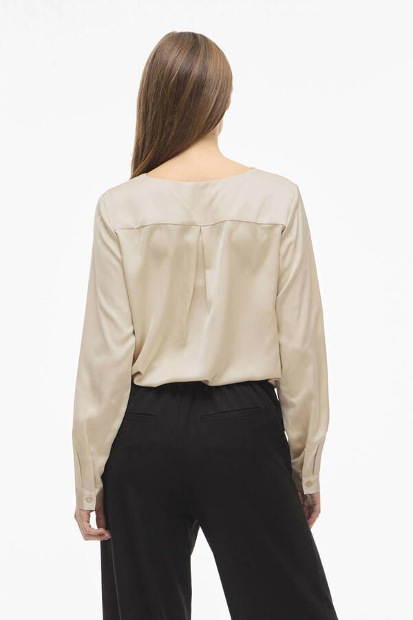 VILA satijnen blouse - Foto 3
