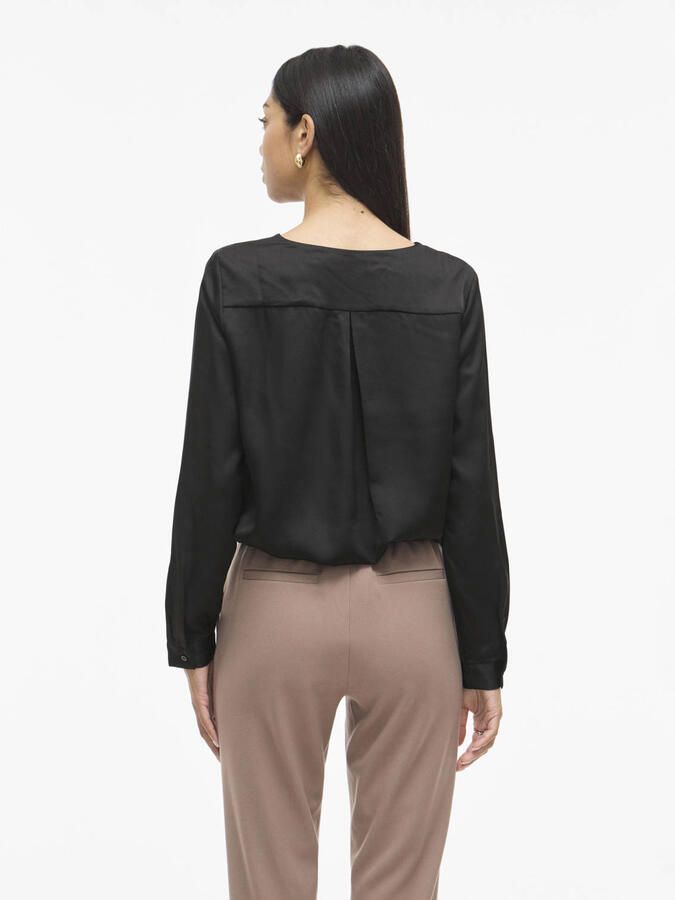 VILA satijnen blouse - Foto 3