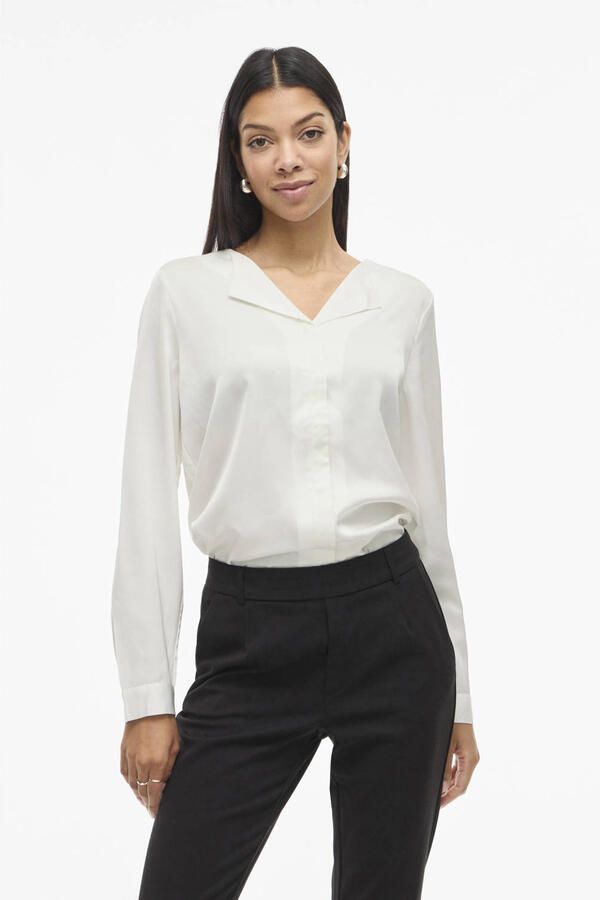 VILA satijnen blouse