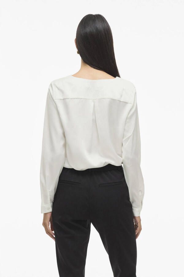 VILA satijnen blouse - Foto 3