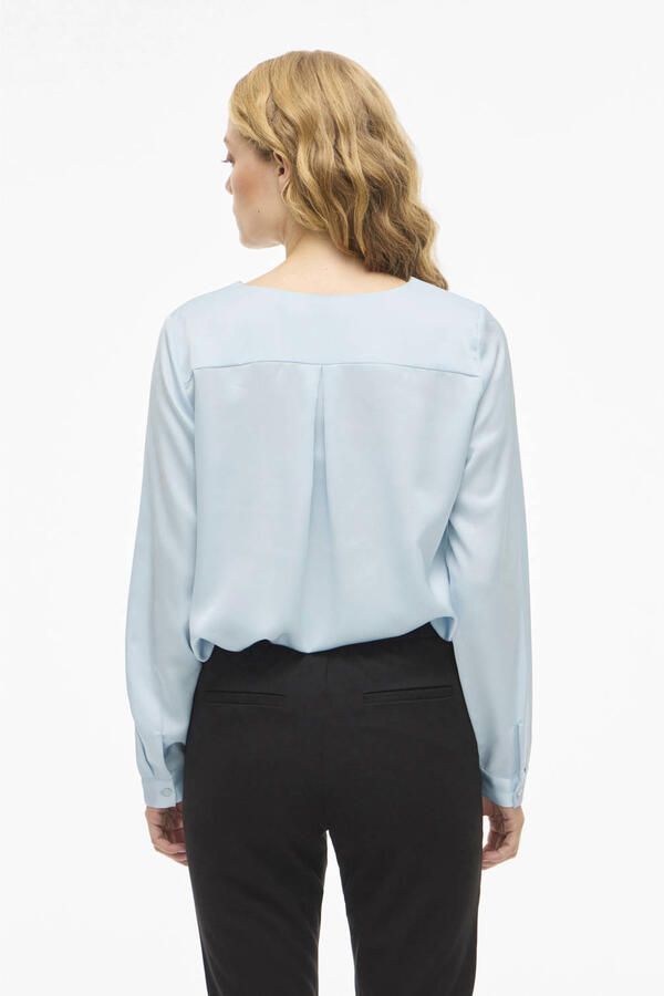 VILA satijnen blouse - Foto 3