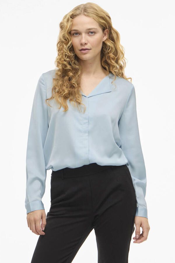 VILA satijnen blouse