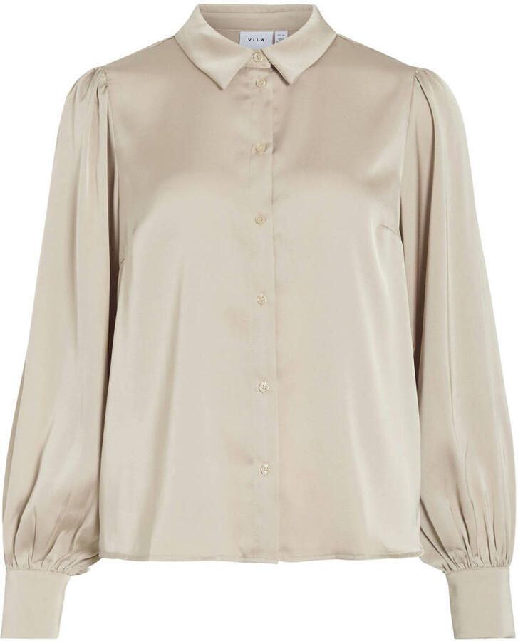 Vila Blouse Noos Enna Ravenna Shirt Cement