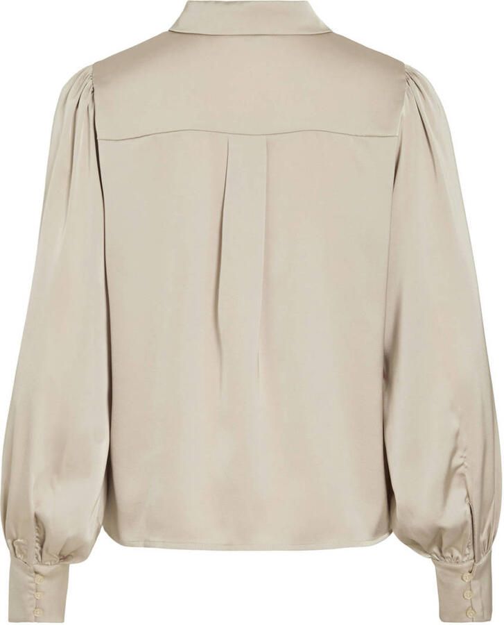 Vila Blouse Noos Enna Ravenna Shirt Cement