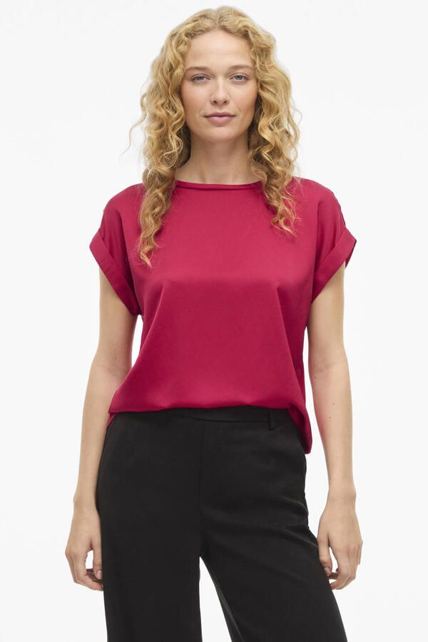 Vila T-shirt met ronde hals Model 'ELLETTE'
