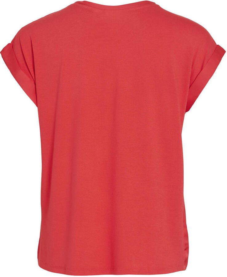 Vila T-shirt met ronde hals Model 'ELLETTE' - Foto 2