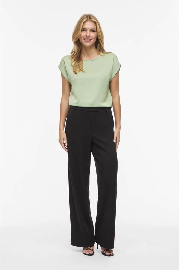 Vila Blouse VIELLETTE S S SATIN - Foto 3