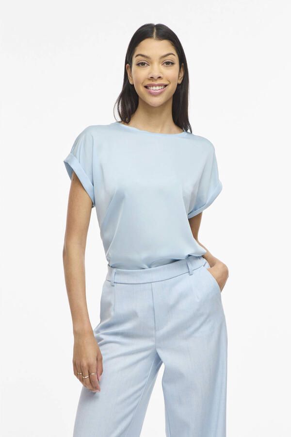 Vila T-shirt met ronde hals Model 'ELLETTE'