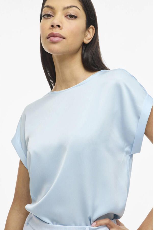 Vila T-shirt met ronde hals Model 'ELLETTE' - Foto 3