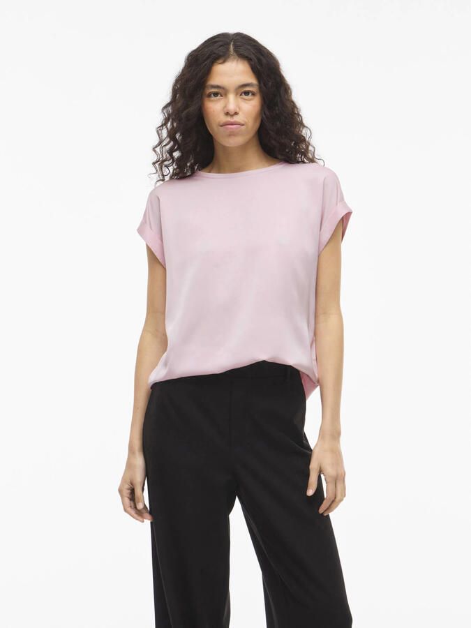 Vila T-shirt met ronde hals Model 'ELLETTE'