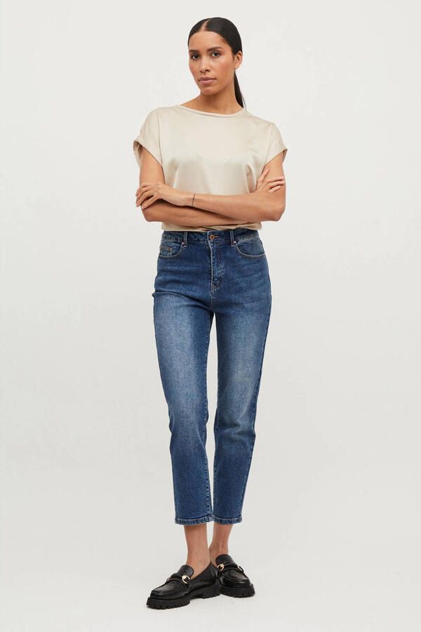 Vila Blouseshirt met vaste mouwomslagen model 'VIELLETTE' - Foto 3