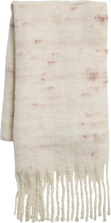 VILA sjaal met franjes VIELLIA beige