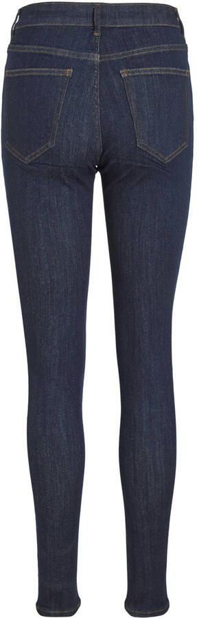 VILA skinny jeans dark blue denim