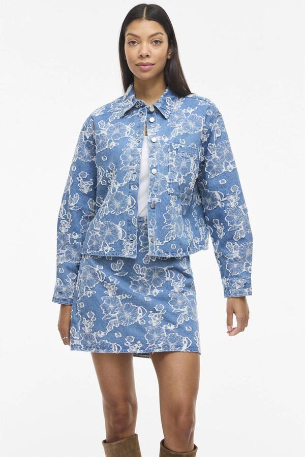 VILA spijkerjas light blue denim