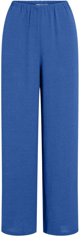 VILA straight leg casual broek blauw