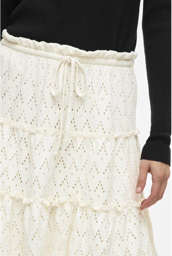 Vila Minirok met broderie anglaise model 'AMALINA' - Foto 2