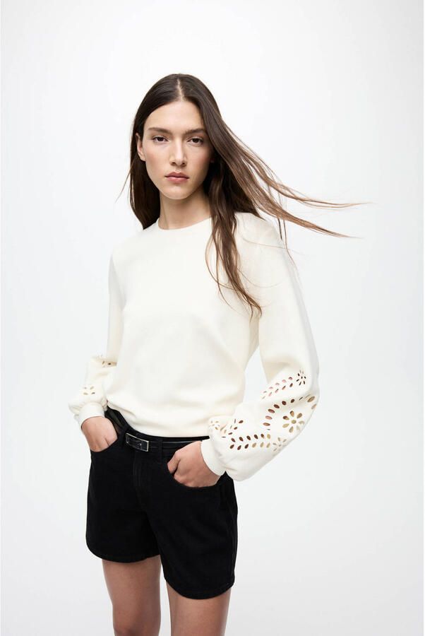 VILA sweater ecru