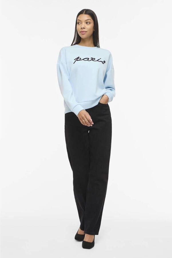 VILA sweater lichtblauw - Foto 2