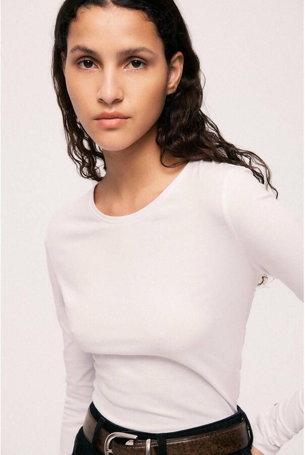 Vila Shirt met lange mouwen VINORA L S O-NECK TOP NOOS - Foto 3