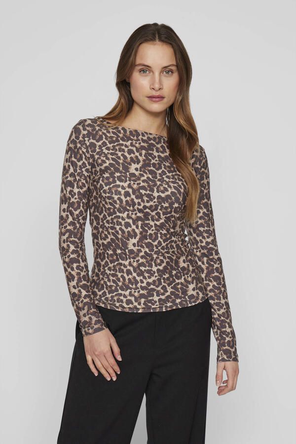 Vila Shirt met lange mouwen VILEOA BOATNECK L S TOP NOOS - Foto 2