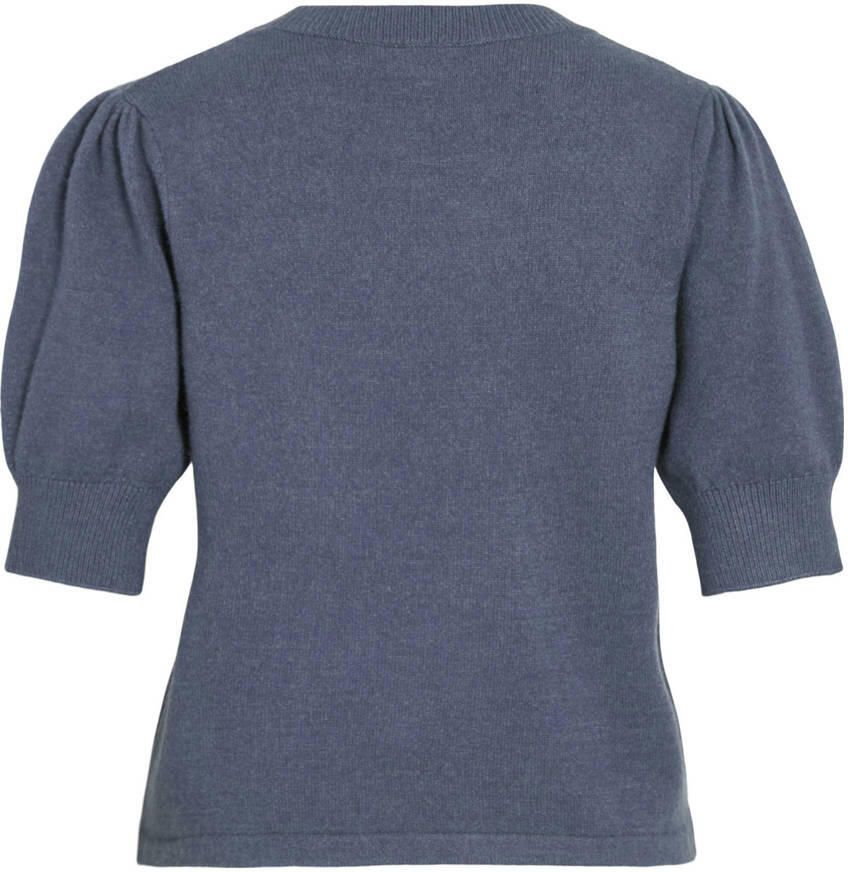 Vila Gebreide trui VIRIL 2 4 SLEEVE O-NECK KNIT TOP NOOS