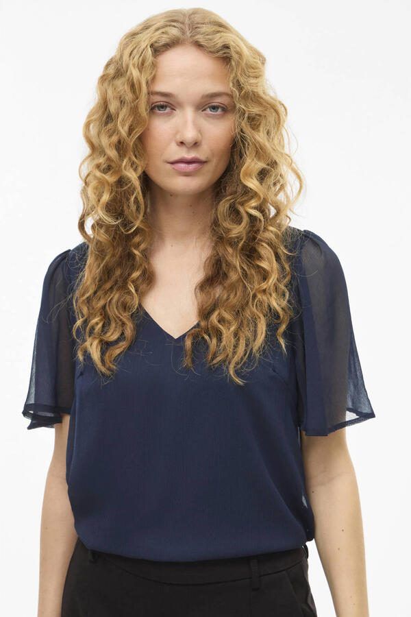VILA top donkerblauw
