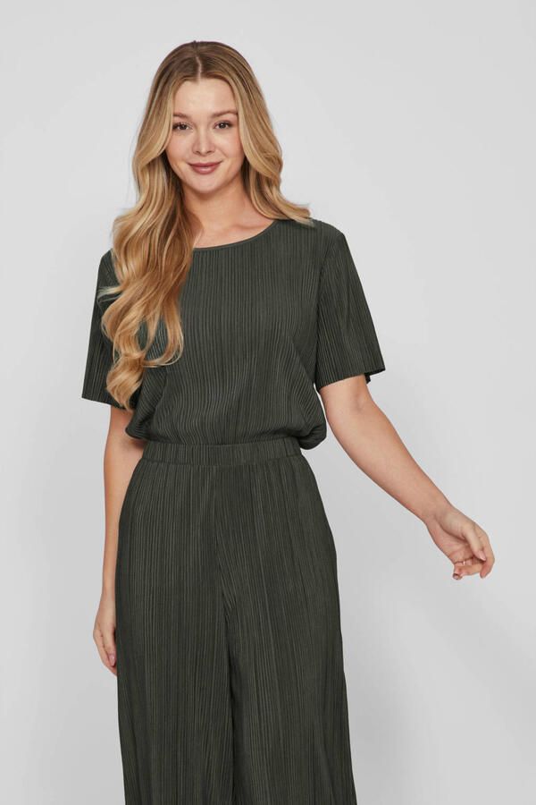 Vila Shirt met korte mouwen VIPLISA O-NECK S S TOP NOOS - Foto 2