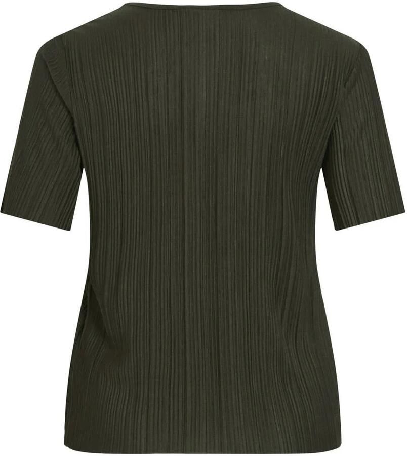 Vila Shirt met korte mouwen VIPLISA O-NECK S S TOP NOOS