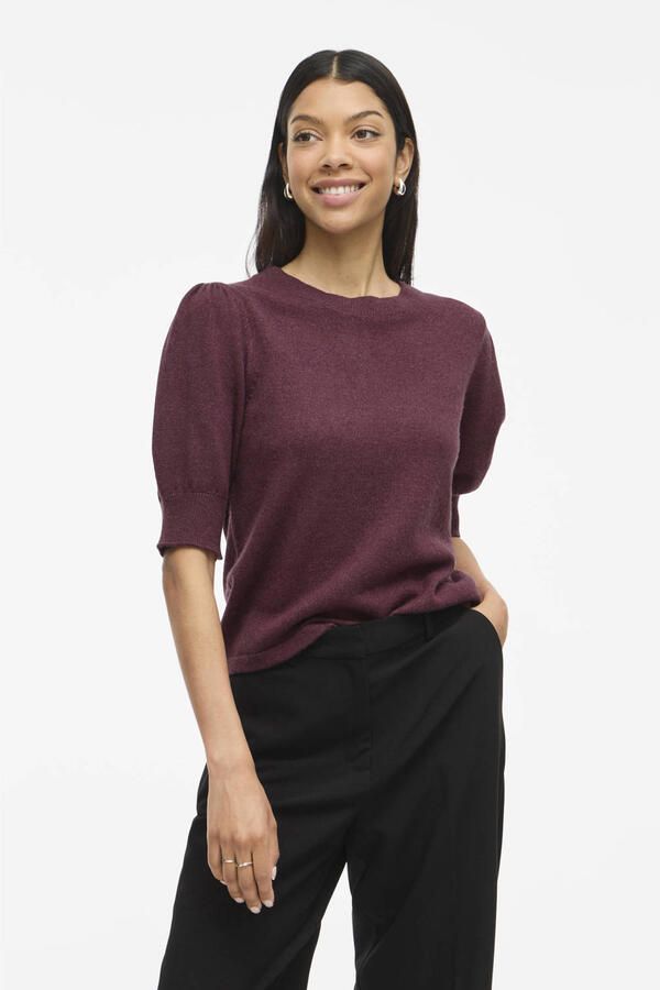 Vila Gebreide trui VIRIL 2 4 SLEEVE O-NECK KNIT TOP NOOS - Foto 2