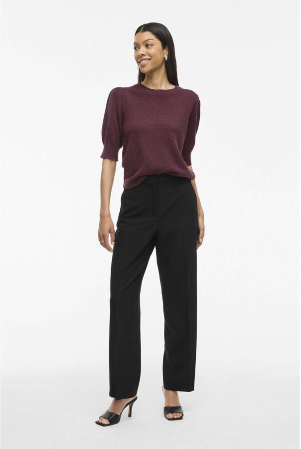 Vila Gebreide trui VIRIL 2 4 SLEEVE O-NECK KNIT TOP NOOS