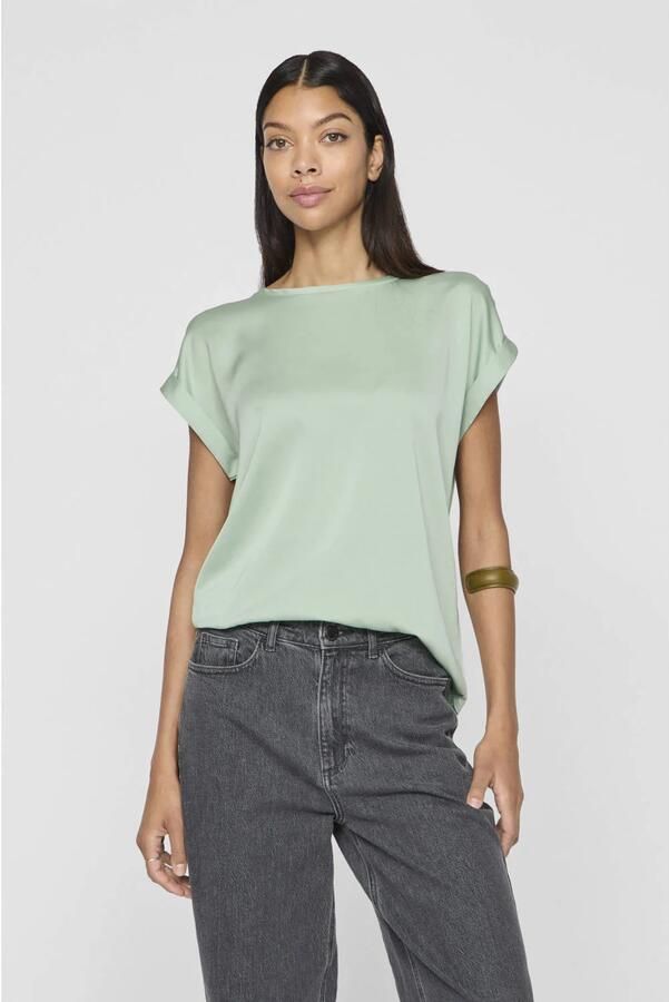 Vila Regular fit blouseshirt met kapmouwen model 'ELLETTE' - Foto 2