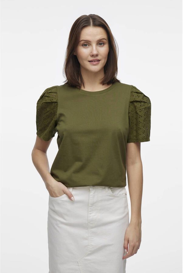 Vila Sweater Top Merry Capulet Olive - Foto 3