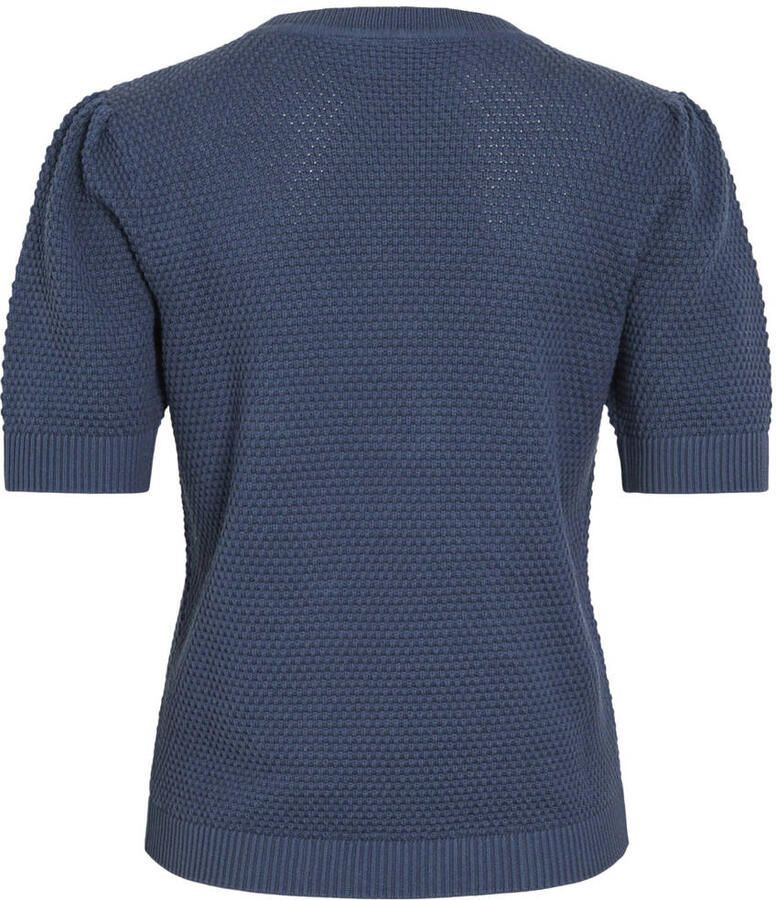 Vila Trui met korte mouwen VIDALO O-NECK S S KNIT TOP NOOS