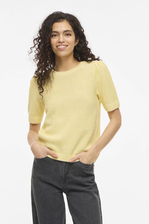Vila Slim fit T-shirt in breilook model 'Vidalo'