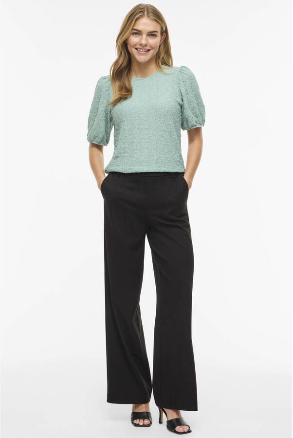 Vila Blouse shirt met structuurpatroon model 'FALL' - Foto 2