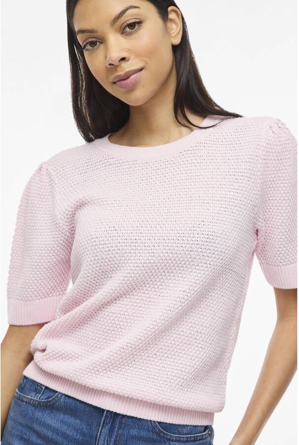 Vila Slim fit T-shirt in breilook model 'Vidalo'