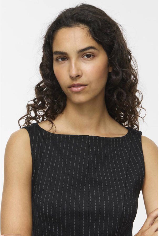 Vila Blouse Top Mastriba Black Beauty Pinstripe - Foto 2