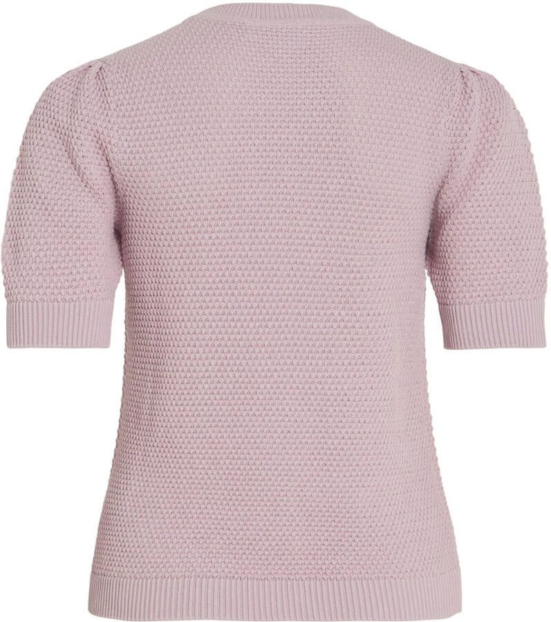 Vila Gebreide pullover met ribboorden model 'DALO'