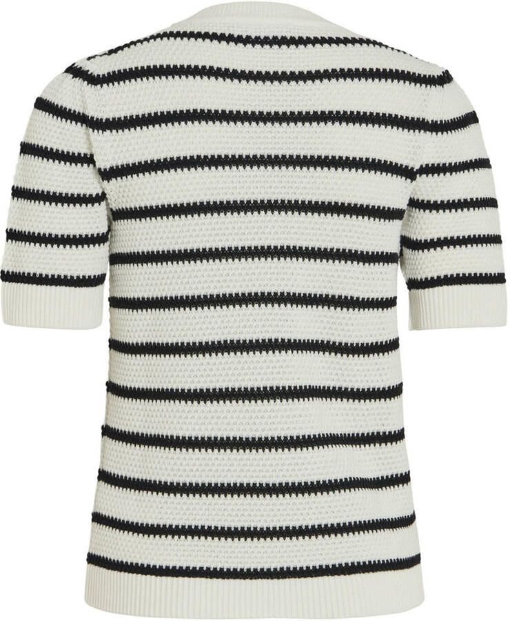 Vila Gebreide pullover met ribboorden model 'DALO' - Foto 2
