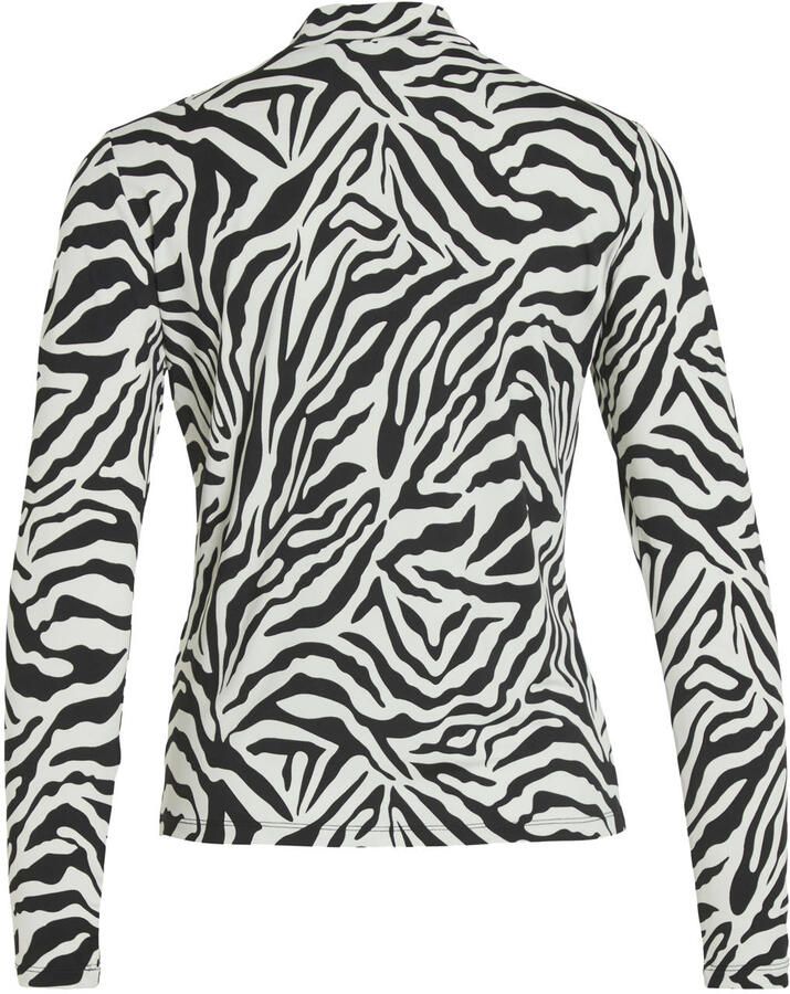 Vila Shirt met staande kraag VILEOA L S ROLLNECK TOP NOOS - Foto 2