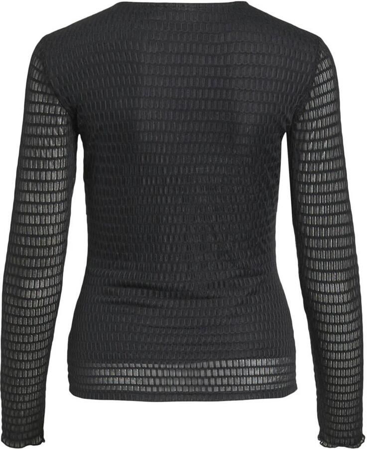 Vila Shirt met lange mouwen en ronde hals model 'LARINE'